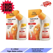 2 X Tiger Balm Strong Lotion 80ml Muscle, Back & Shoulder Comfort Pain Relief