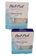 Buf-Puf • Regular Facial Sponge ( 2 PACKS ) BLUE - Tear Drop Sponge 