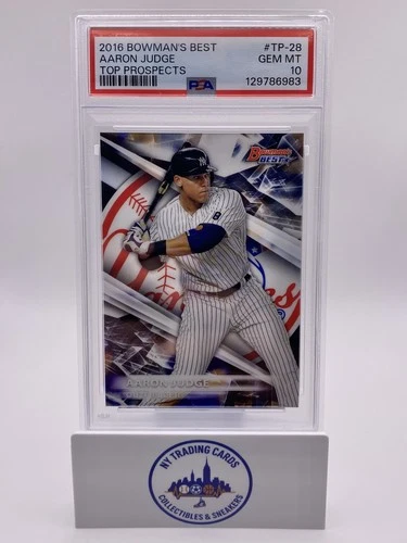 2016 Bowman's Best TP-28 Aaron Judge Top Prospects PSA 10 Gem Mint