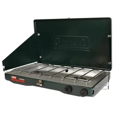 2-Burner Propane Stove, Matchlight 10,000 BTU, Black
