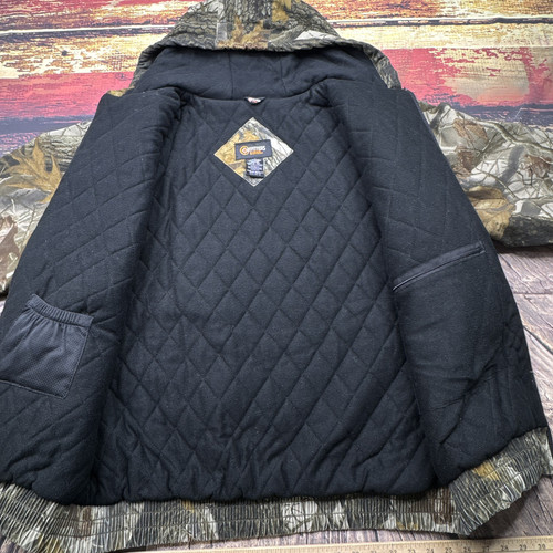 Outfitters Ridge Camo Hunting Jacket Coat Mens Large 42-44 Quilt Lined Realtree - Picture 3 of 9