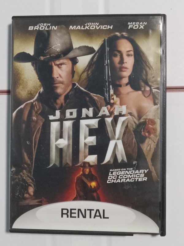 Jonah Hex DVD 2010 Josh Brolin Megan Fox DC Comics Western Action RENTAL LOOK 