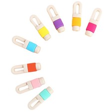 8 Pcs Cute Data Cable Protective Cover Cell Phone Cord Organizer