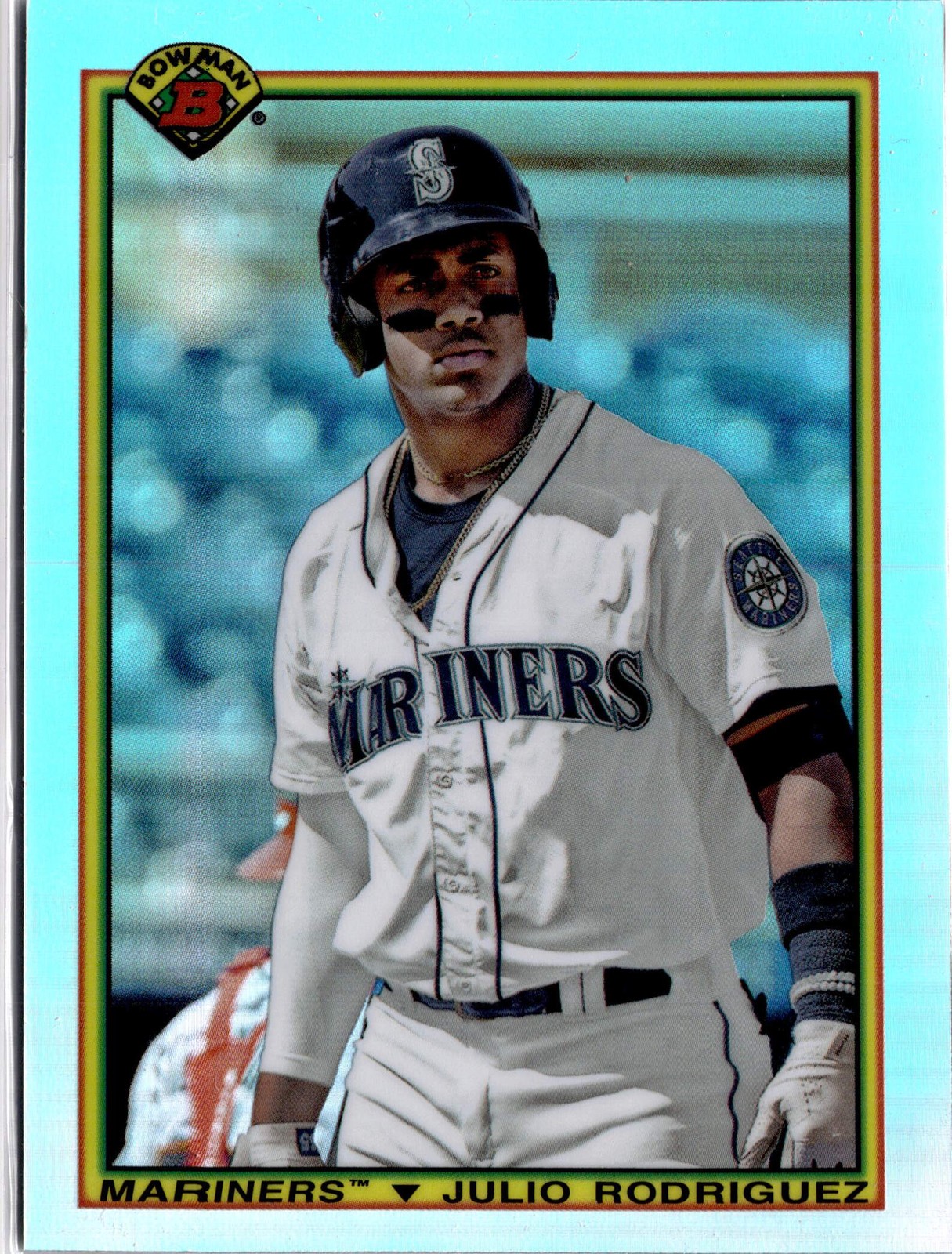 2020 Bowman #90B-JR Julio Rodriguez 1990 Bowman