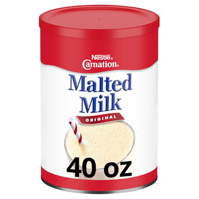 Carnation Malted Milk, Dry Shelf Stable Malted Milk, Great for Baking, Shakes, S