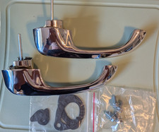 1961-1962 Chevy Impala Front Outside Door Handles Pair Lh Rh Chrome New Repro
