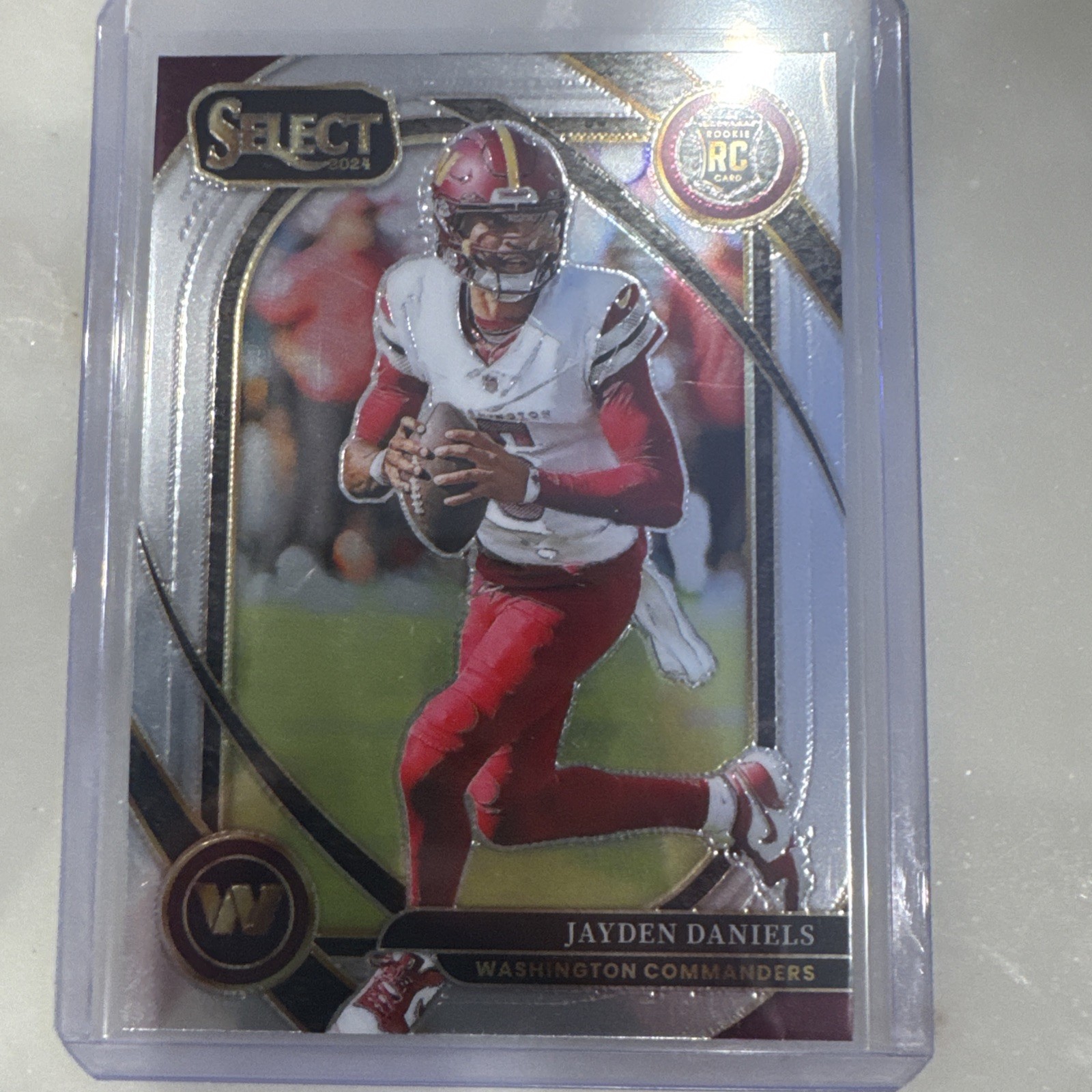 2024 Panini Select - Club Level Jayden Daniels #217 Silver (RC)