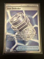 Pokemon TCG Pitch Black Iron Defender Trainer Item Illustration Rare 110/84