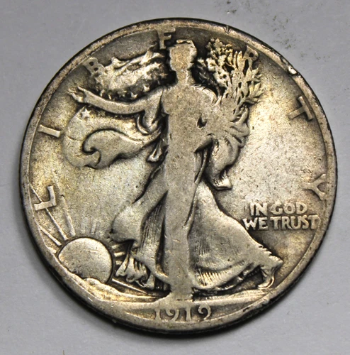 1919 S Walking Liberty Half Dollar - Good !!
