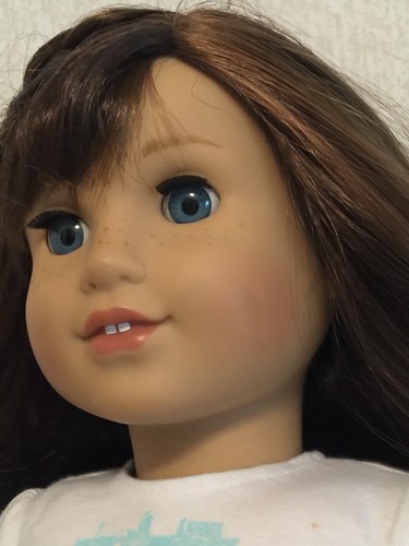 2014 American Girl 18" Doll - Brown Hair - Blue Eyes (E68) - Imagen 22 de 23