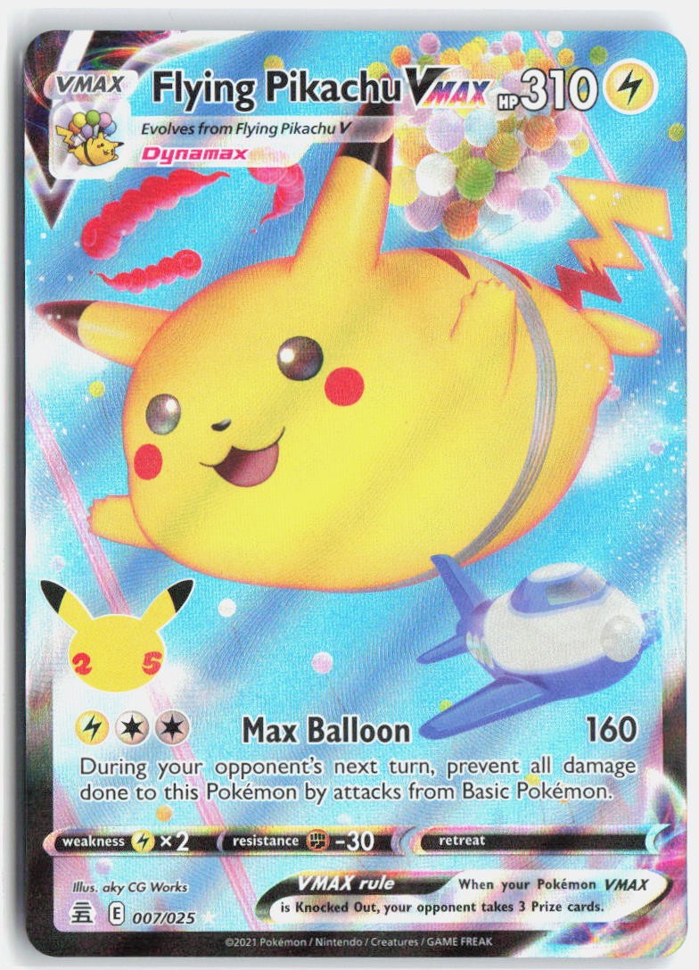 Flying Pikachu VMAX Holofoil [CLB - 007/025]