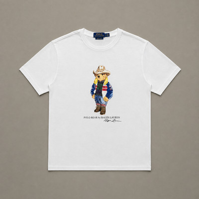 Polo Ralph Lauren Bear T-Shirt Texas Farmer Style