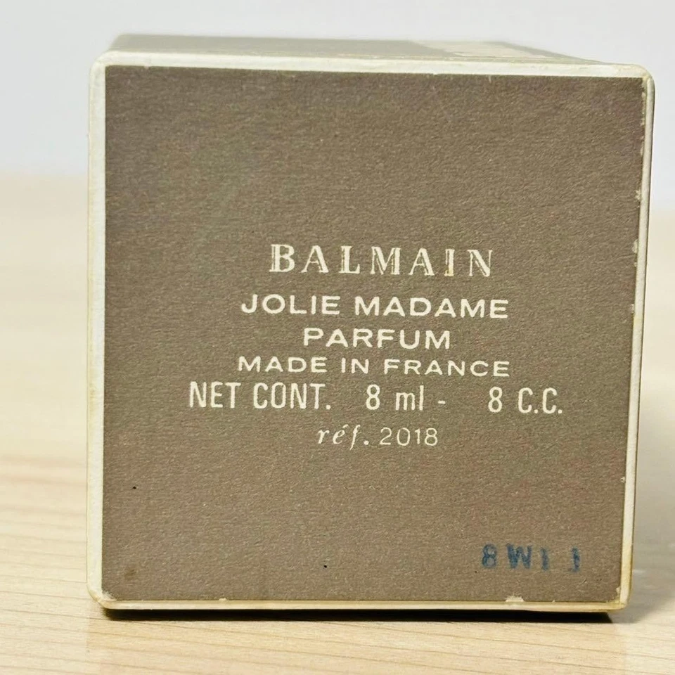Balmain Jolie Madame PARFUM 8 ml/0,25 flüssige Unzen Hergestellt in Frankreich unbenutzt Duft JP - Bild 3 von 3