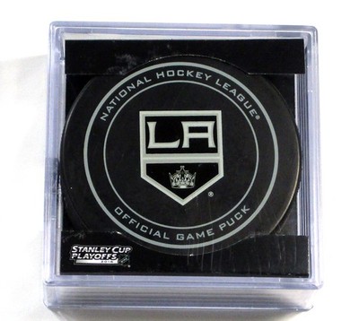 2016 Stanley Cup Playoffs LA Kings NHL Official Game Puck New in Cube