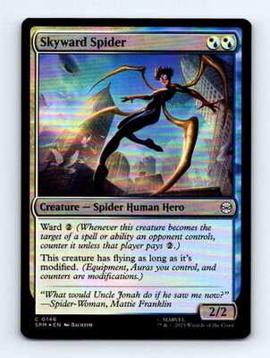 #146 2025 Marvel's Spider-Man * Skyward Spider Common FOIL