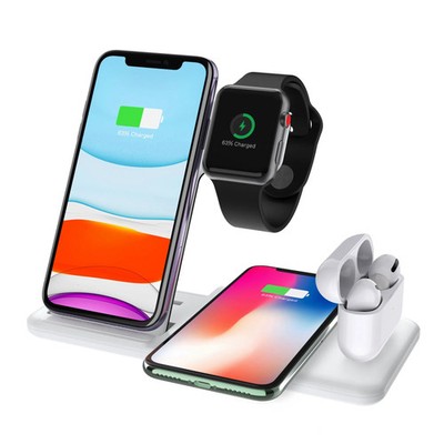 4-In-1 QI Fast Wireless Charger Dock For iPhone Apple Watch iWatch for Airpods C