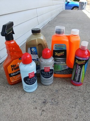 Pack 6 Meguiar's  ceramic Wash & wax, High Foaming Cerami X, Pre Wax, Graphene..