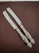 Pair of Frontenac International Sterling Silver Regular Knives SP Old French 9"