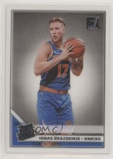 2019-20 Panini Clearly Donruss Rated Rookie Ignas Brazdeikis #91 02ia