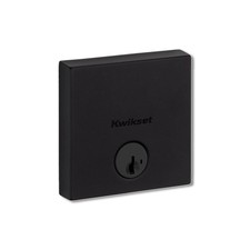 Kwikset Downtown Matte Black Zinc Single Cylinder Smart Key Deadbolt 92580-022