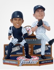 Jorge Posada & Andy Pettitte NY YANKEES  Bobblemate Dual Bobblehead FOCO 🔥