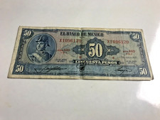 1963 Mexico 50 Pesos  Serie  AXO X1096120