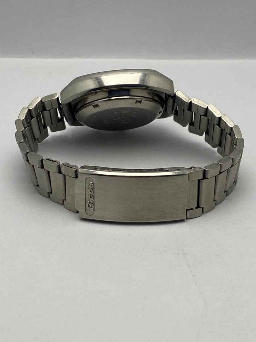 【レア】USA製 廃盤 Rico O-Ligature アルト メッシュ 初期 Vintage Ricoh 9 Crystal 21 Jewels 061794AC Automatic Watch Japan