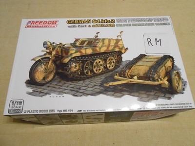 1/16 Freedom Models 16002 Kettenkrad mit Anhänger und Goliath