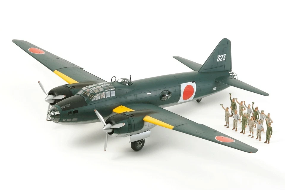 Mitsubishi G4M1 Model 11 Yamamoto Tamiya 1-48 61110 bombardiere guerra mondiale - Immagine 3 di 3