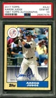 2017 Topps Aaron Judge Rookie Autographs 1987 auto #AJU Yankees PSA 10