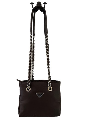 PRADA  Tessuto Nylon Catena Shoulder Bag