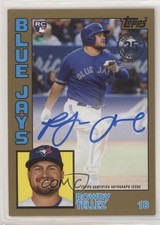 2019 Topps 1984 Baseball Rookies Gold 39/50 Rowdy Tellez #84R-RT Auto 1s10