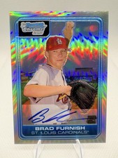 2006 Bowman Draft Picks & Prospects Chrome DP79 Brad Furnish Refractor Auto /500