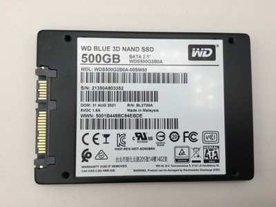 Western Digital Blue 3D NAND SSD 500GB WDS500G2B0A-00SM50 SATA III Tested Works