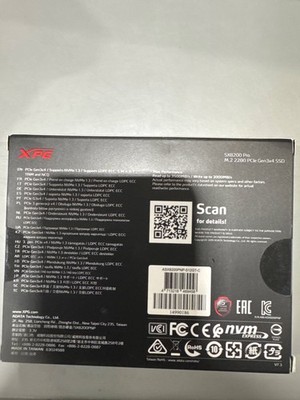 ADATA XPG SX8200 PRO SERIES 512GB INTERNAL SSD PCIE GEN 3 X4 FOR DESKTOPS, BLACK