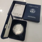 2003 W American Silver Eagle 1 Oz Proof Coin W Box & COA