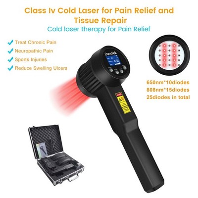 5000mW Laser Therapie Arthritis Cold Laser Therapy Device 650nm x10 + 808nm x15