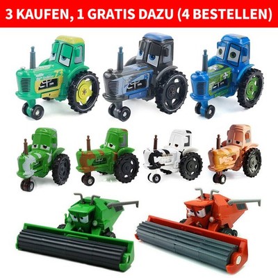 Disney Pixar Cars Frank Harvester Kuh Traktor 1:55 Diecast Modell Spielzeug Auto