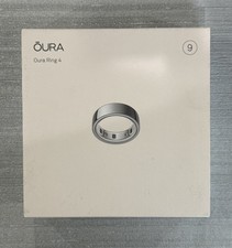 Oura Ring 4 - Smart Ring Gen 4 - Silver - Size 9 - New and Sealed