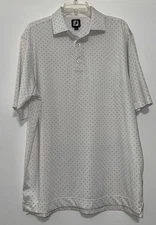 Footjoy Polo Golf Shirt Stoneybrook Golf Club FJ White