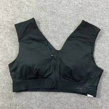 Tommie Copper Sports Bra Womens XL Znergy Zip Front Compression Support Bra