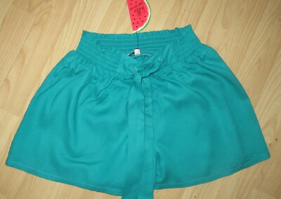 NEW LADIES MATALAN PAPAYA GREEN SHORTS size 8