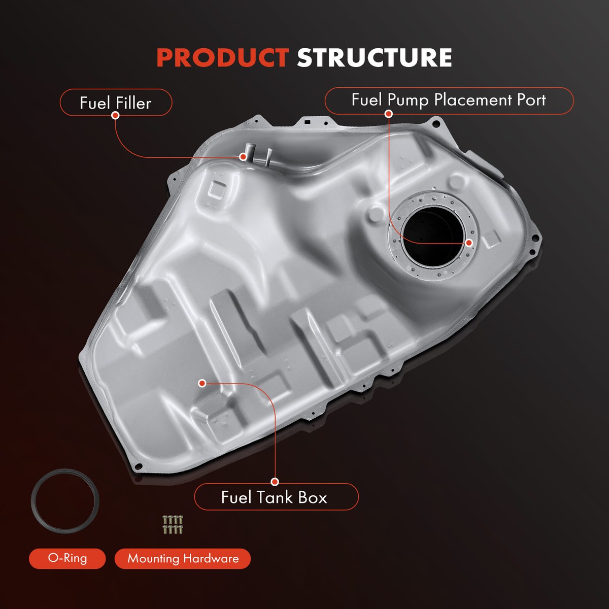 13.2 Gallons Fuel Tank for Mazda 3 2015 2016 2017 L4 2.0L 2.5L