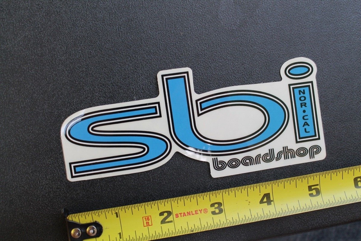 SBI Board Shop Skateboards Snowboards NorCal Z51A Vintage