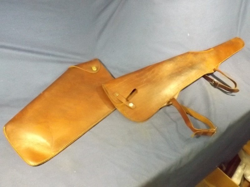 Vintage Hunter Co. H402B 26 & H402 Leather Scoped Scabbard