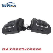 A Pair Of Steering Wheel Control Switch For Vw Jetta Golf 5c0959537b 5c0959538b A Pair Of Steering Wheel Control Switch For Vw Jetta Golf 5c0959537b 5c0959538b