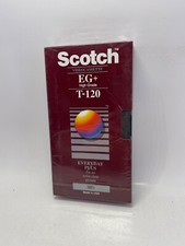 New Sealed Scotch EG High Grade T-120 VHS Tape Blank Buy 2 Get 1 Free Ship