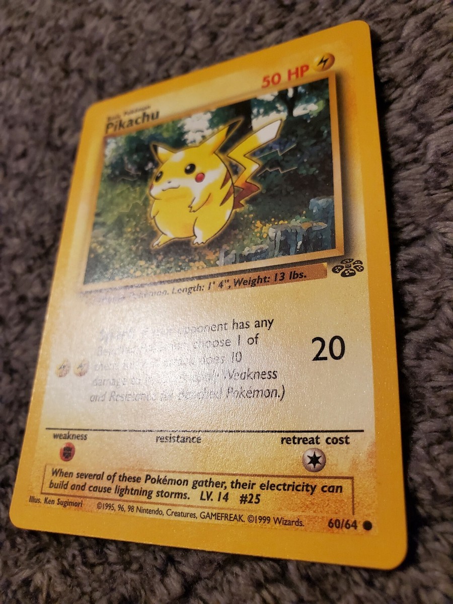 Pikachu 60/64 Jungle Regular for sale online | eBay