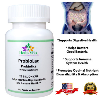 ProbioLac 25 Billion CFU Multi Strain Probiotic 120 Capsules