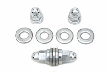 Top Motor Mount Acorn Bolts and Washers for Harley Davidson by V-Twin